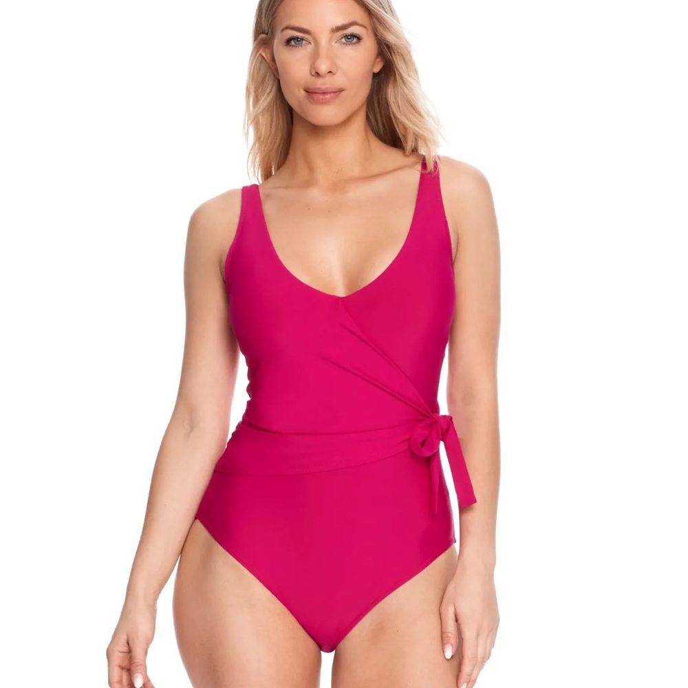 NWT BIRDSONG WRAP FRONT ONE PIECE 14D/DD